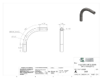 Picture of #2487 - STAINLESS STEEL 1 1/4" PIPE 90° ELBOW W/ 2 TANGENTS 8" C.L.R.