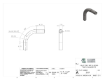 Picture of #2567 - STAINLESS STEEL 1 1/2" PIPE 90° ELBOW W/ 2 TANGENTS 6" C.L.R.