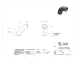 Picture of #E335 - STEEL 1" PIPE 90° ECONOMY FORMED ELBOW 2" I.R.