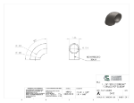 Picture of #E415 - STEEL 1-1/4" PIPE 90° ECONOMY FORMED ELBOW 1" I.R.