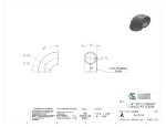 Picture of #E415-SS - STAINLESS STEEL 1-1/4" PIPE 90° ECONOMY FORMED ELBOW 1" I.R.