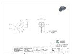 Picture of #E425-AL - ALUMINUM 1-1/4" PIPE 90° ECONOMY FORMED ELBOW 1.625" I.R.