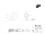 Picture of #E525 - STEEL 1-1/2" PIPE 90° ECONOMY FORMED ELBOW 1.625" I.R.