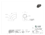 Picture of #RE505-SS - STAINLESS STEEL 1-1/2" PIPE 90° ECONOMY FORMED ELBOW 1.3" I.R.