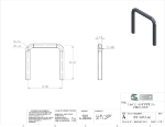 Picture of #UEL16615-AL - ALUMINUM 1 1/4" PIPE U-END LOOP