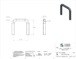 Picture of #UEL19012-AL - ALUMINUM 1-1/2" PIPE U-END LOOP