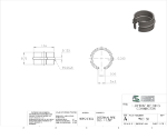 Picture of #WC150 - STEEL WELD CONNECTOR, 1 1/2" TUBE 11 Ga.