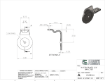 Picture of #7325R.25 - STEEL 1/4" FORMED BRACKET, 2-1/4" C.L., ROUND SADDLE