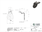 Picture of #7325R - STEEL 1/4" FORMED BRACKET, 2-1/2" C.L., ROUND SADDLE