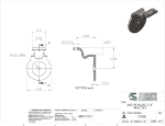 Picture of #7330R - STEEL 1/4" FORMED BRACKET, 3" C.L., ROUND SADDLE