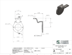 Picture of #7332R - STEEL 1/4" FORMED BRACKET, 3" C.L., ROUND SADDLE