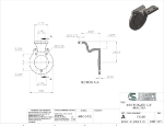 Picture of #7333R - STEEL 1/4" FORMED BRACKET, 3" C.L., ROUND SADDLE