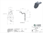 Picture of #7325R-AL - ALUMINUM 1/4" FORMED BRACKET, 2 1/2" C.L., ROUND SADDLE