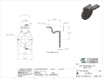 Picture of #7332R-AL - ALUMINUM 1/4" FORMED BRACKET, 3" C.L., ROUND SADDLE