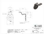 Picture of #7330F - STEEL 1/4" FORMED BRACKET, 3" C.L., FLAT SADDLE