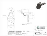 Picture of #7332F - STEEL 1/4" FORMED BRACKET, 3" C.L., FLAT SADDLE