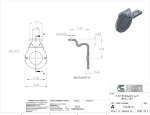 Picture of #7322F-AL - ALUMINUM 1/4" FORMED BRACKET, 2 1/2" C.L., FLAT SADDLE