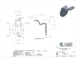 Picture of #7333F-AL - ALUMINUM 1/4" FORMED BRACKET, 3" C.L., FLAT SADDLE