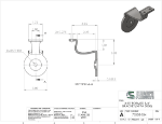 Picture of #7335R-SS4 - STAINLESS STEEL 3/16" FORMED BRACKET, 3-1/4" C.L. & 1-1/2" DROP