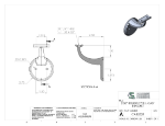 Picture of #CAB252R - CAST ALUMINUM BRACKET, 2 1/2" C.L., ROUND SADDLE