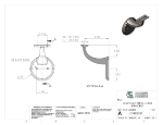 Picture of #CMB252F - CAST MALLEABLE BRACKET, 2 1/2" C.L., FLAT SADDLE