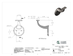 Picture of #CMB253F - CAST MALLEABLE BRACKET, 2 1/2" C.L., FLAT SADDLE