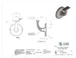 Picture of #HCMB251U - HEAVY CAST MALLEABLE BRACKET, 2 1/2" C.L., UNIVERSAL SADDLE