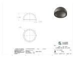 Picture of #9106 - STEEL DOMED WELD-ON CAP 1-1/2" PIPE 