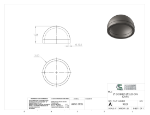 Picture of #9107 - STEEL DOMED WELD-ON CAP 2" TUBE