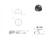 Picture of #9805 - ALUMINUM DOMED WELD-ON CAP 1-1/4" PIPE 