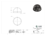 Picture of #9907 - STAINLESS STEEL DOMED WELD-ON CAP 2" TUBE