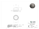 Picture of #DOC150B - STEEL BULLET DRIVE-ON CAP 1 1/2" TUBE 11 Ga.