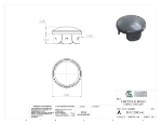 Picture of #DOC200D-AL - ALUMINUM DISHED DRIVE-ON CAP 2" TUBE 11 Ga.