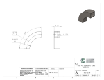 Picture of #SQ1255 - STEEL 1 1/4" SQ.TUBE 90° ELBOW