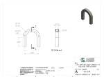 Picture of #SQ1258 STEEL 1.25" SQ TUBE 180° ELBOW