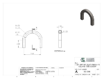 Picture of #SQ1508 - STEEL 1 1/2" SQ.TUBE 180° ELBOW