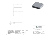 Picture of #SWOD100-AL - STAINLESS STEEL 1" SQ. TUBE WELD-ON CAP