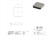 Picture of #SWOD100-SS - ALUMINUM 1" SQ. TUBE WELD-ON CAP