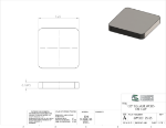 Picture of #SWOD125-SS - STAINLESS STEEL 1 1/4" SQ. TUBE WELD-ON CAP