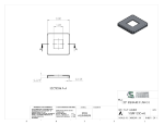 Picture of #SQFF1250-AL - ALUMINUM 1 1/4" SQ. TUBE FLANGE