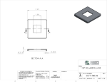 Picture of #SQFF1500-AL - ALUMINUM 1-1/2" SQ. TUBE FLANGE