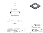 Picture of #SQFF2000-AL - ALUMINUM 2" SQ. TUBE FLANGE