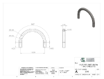 Picture of #2598 - STAINLESS STEEL 1 1/2" PIPE 180° ELBOW W/ TANGENTS 9" C.L.R.