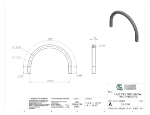 Picture of #25-12-8 - STAINLESS STEEL 1 1/2" PIPE 180° ELBOW W/ TANGENTS 12" C.L.R.