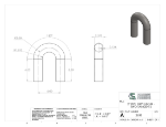 Picture of #2638 - STAINLESS STEEL 2" PIPE 180° ELBOW W/ TANGENTS 3" C.L.R.