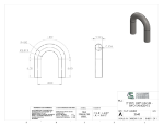 Picture of #2648 - STAINLESS STEEL 2" PIPE 180° ELBOW W/ TANGENTS 4" C.L.R.