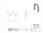 Picture of #218 - STEEL 3/4" PIPE 180° ELBOW W/ TANGENTS 2" C.L.R.