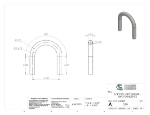 Picture of #238 - STEEL 3/4" PIPE 180° ELBOW W/ TANGENTS 3" C.L.R.