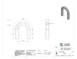 Picture of #328 - STEEL 1" PIPE 180° ELBOW W/ TANGENTS 2.5" C.L.R.