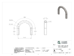 Picture of #348 - STEEL 1" PIPE 180° ELBOW W/ TANGENTS 4" C.L.R.